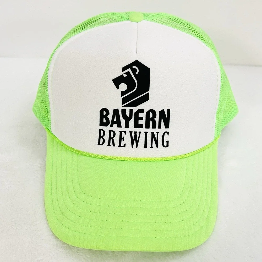 Bayern Brewing Foam Rope A-Frame Trucker Hat Cap Adjustable Snapback Green‎